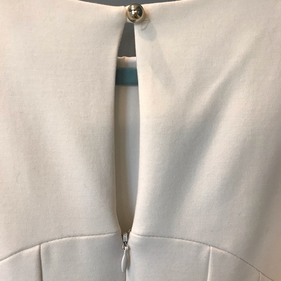 Shoshanna cream/ivory dress w/ fit-and-flare skirt - Picture 5 of 8